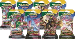 Evolving Skies Sleeved Booster Pack Bundle (Pack of 8)