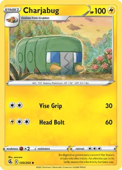 Charjabug 100/264 Fusion Strike