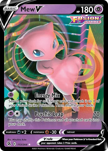Mew V 113/264 Fusion Strike