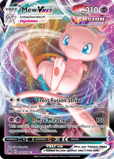 Mew VMAX 114/264 Fusion Strike