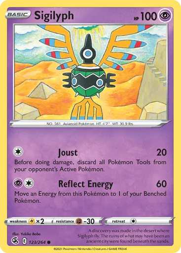Sigilyph 123/264 Fusion Strike