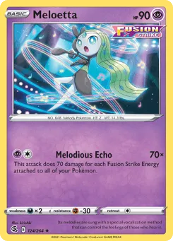 Meloetta 124/264 Fusion Strike