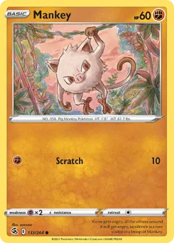 Mankey 133/264 Fusion Strike