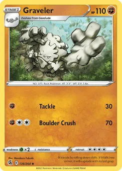 Graveler 136/264 Fusion Strike