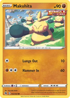 Makuhita 142/264 Fusion Strike