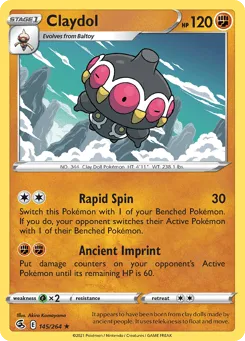 Claydol 145/264 Fusion Strike