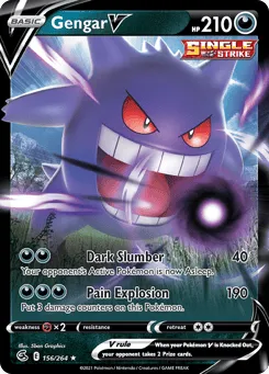 Gengar V 156/264 Fusion Strike