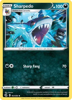 Sharpedo 163/264 Fusion Strike
