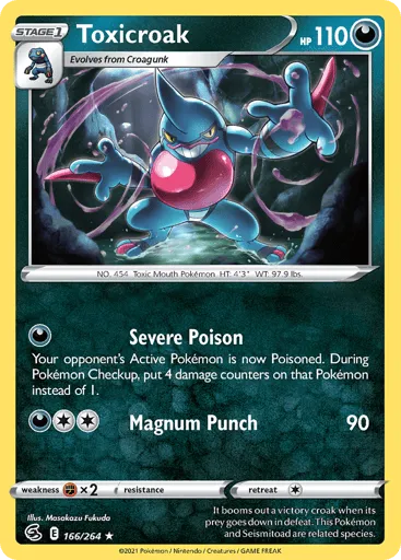 Toxicroak 166/264 Fusion Strike