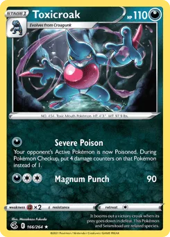 Toxicroak 166/264 Fusion Strike
