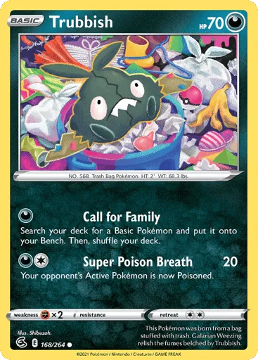 Trubbish 168/264 Fusion Strike