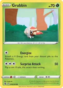Grubbin 018/264 Fusion Strike