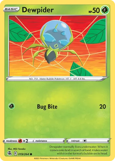 Dewpider 019/264 Fusion Strike