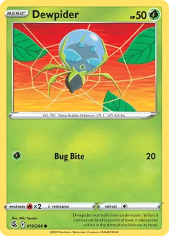 Dewpider 019/264 Fusion Strike