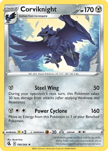 Corviknight 190/264 Fusion Strike