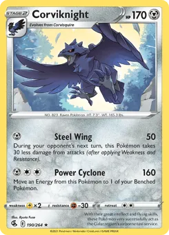 Corviknight 190/264 Fusion Strike