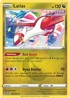 Latias 193/264 Fusion Strike