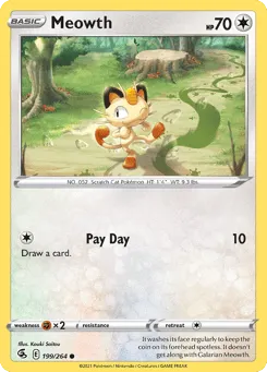 Meowth 199/264 Fusion Strike