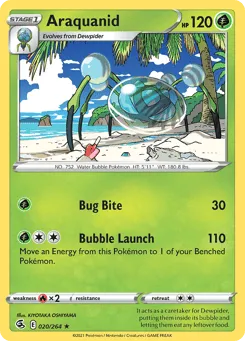 Araquanid 020/264 Fusion Strike