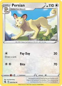 Persian 200/264 Fusion Strike