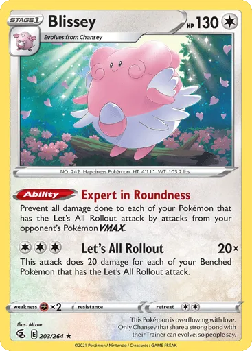 Blissey 203/264 Fusion Strike