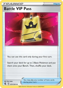 Battle VIP Pass 225/264 Fusion Strike