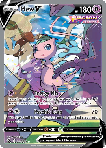 Mew V 251/264 Fusion Strike