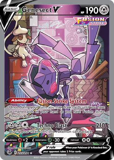 Genesect V 255/264 Fusion Strike