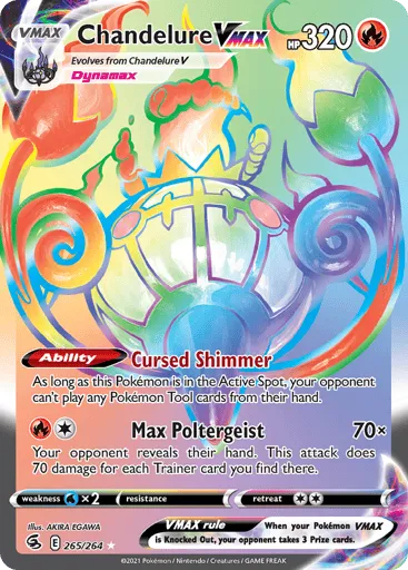 Chandelure VMAX 265/264 Fusion Strike