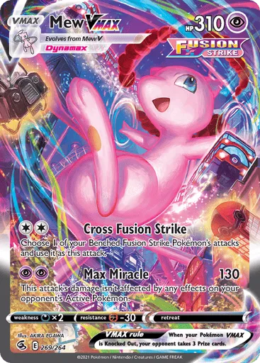 Mew VMAX 269/264 Fusion Strike