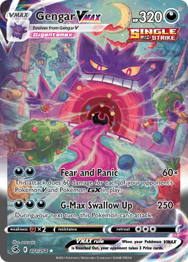 Gengar VMAX 271/264 Fusion Strike