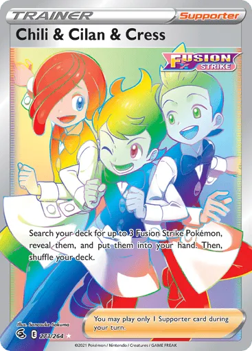 Chili & Cilan & Cress 273/264 Fusion Strike