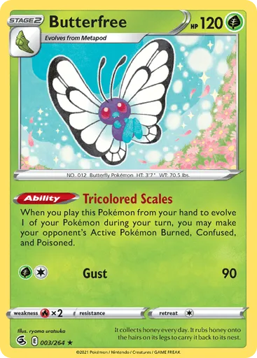 Butterfree 003/264 Fusion Strike