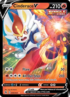 Cinderace V 044/264 Fusion Strike