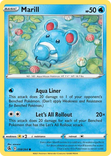 Marill 058/264 Fusion Strike