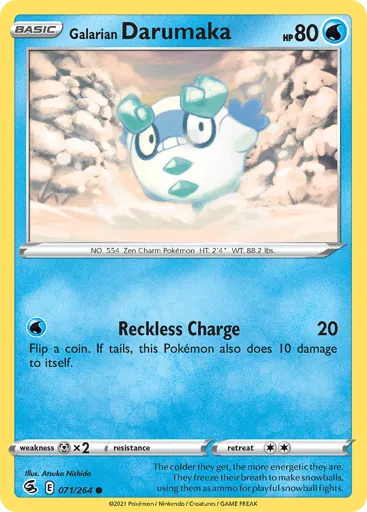 Galarian Darumaka 071/264 Fusion Strike