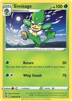 Simisage 008/264 Fusion Strike