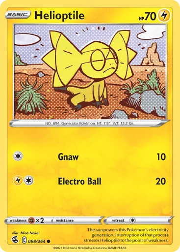 Helioptile 098/264 Fusion Strike