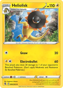 Heliolisk 099/264 Fusion Strike