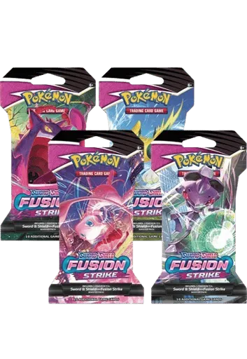 Fusion Strike Sleeved Booster Pack Art Bundle (Set of 4)