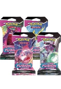 Fusion Strike Sleeved Booster Pack Art Bundle (Set of 4)