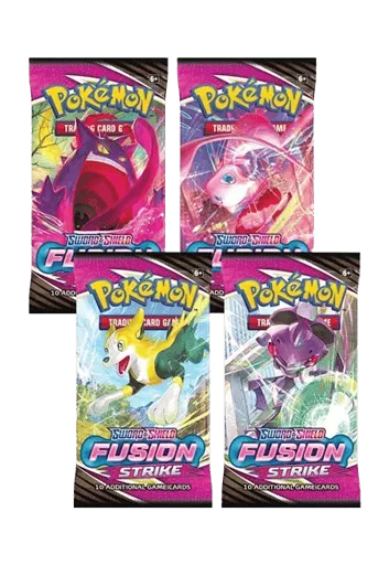 Fusion Strike Booster Pack Art Bundle (Set of 4)