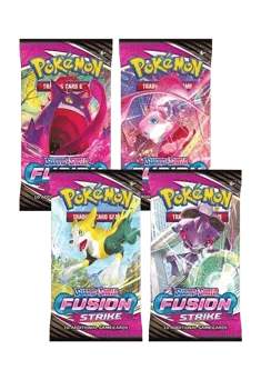 Fusion Strike Booster Pack Art Bundle (Set of 4)