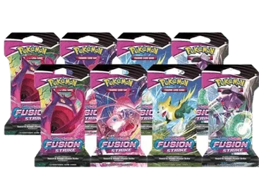 Fusion Strike Sleeved Booster Pack Bundle (Pack of 8)