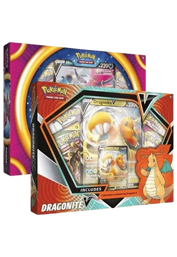 Fusion Strike Hoopa V Box / Dragonite V Box (Set of 2)