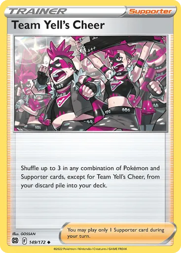 Team Yell's Cheer 149/172 Brilliant Stars