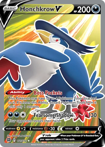 Honchkrow V 161/172 Brilliant Stars