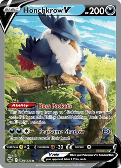 Honchkrow V 162/172 Brilliant Stars