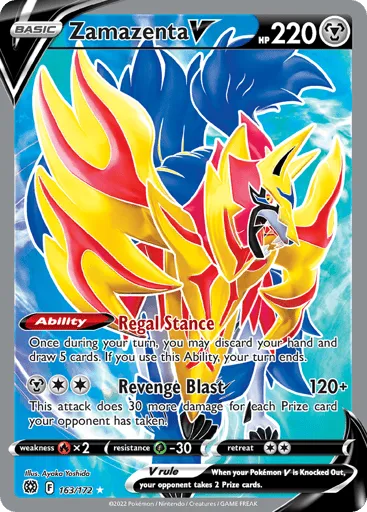Zamazenta V 163/172 Brilliant Stars