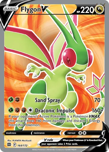 Flygon V 164/172 Brilliant Stars